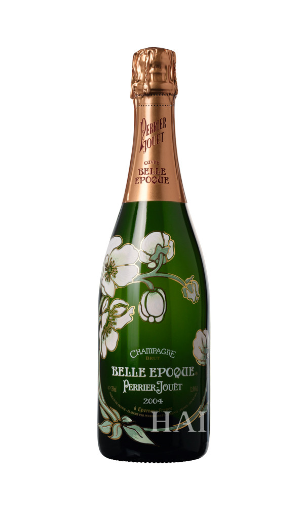 【巴黎之花 (Perrier Jouet Grand Brut) 美丽时光2004年份香槟】感官之旅视觉： 酒体清澈。嗅觉： 白色花香轻盈：山楂、椴花、白色苜蓿，然后过渡到果香和异国香料：胡椒、鲜姜、茴香、菠萝。味觉： 酒体精致清新，入口轻盈而有丝滑口感；其香气与嗅觉一致，但一些细致的果香更觉立体：白色水果和黄色水果的香气在口中交替呈现；架构均衡，矿物香气贯穿始终。余味悠长。一款高雅、清新而丝滑的香槟。尊贵品鉴：她可以搭配海鲜贝类和白肉的佳肴；建议饮用的最佳温度在10-12度之间(在冰桶中冰镇30分钟)现在即饮或在适宜储存条件下存放5年更佳。