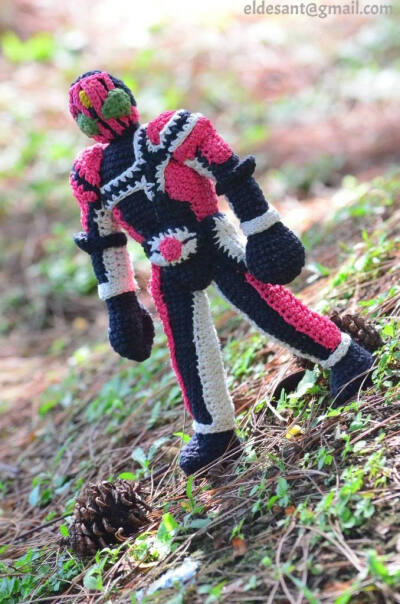 Kamen rider decade from crochet by el-desant