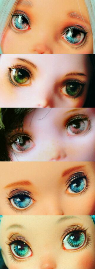 换了一种眼珠的画法～看起来应该会比以前更细一点