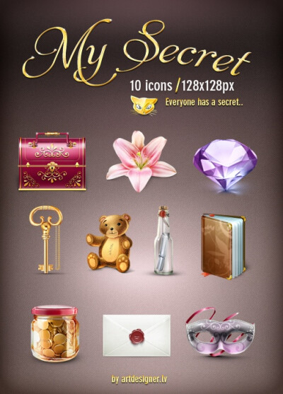 设计素材：MySecret 10 icons