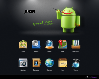 JOKER_Android icons