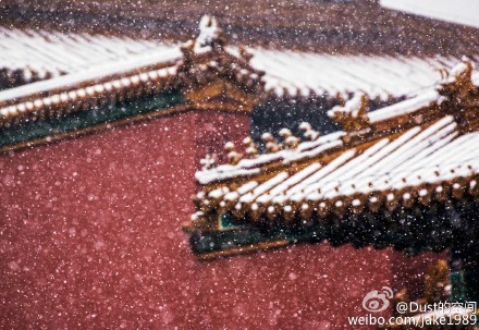 【故宫春雪】2015年大年初二，北京降下春雪，瑞雪兆丰年，故宫内熙熙攘攘，热闹非凡。@故宫博物院 @中国摄影师联盟 @头条新闻