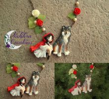 Little Red Riding Hood Necklace by Nakihra