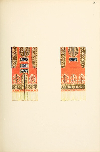 India, Burma- Khasi woman's upper-garment, poncho shape (&amp;quot;simphongshad&amp;quot;).