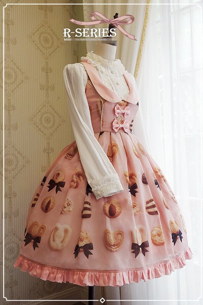 R-series ~Ribbon Cookies~ Lolita Jumper Dress Version II