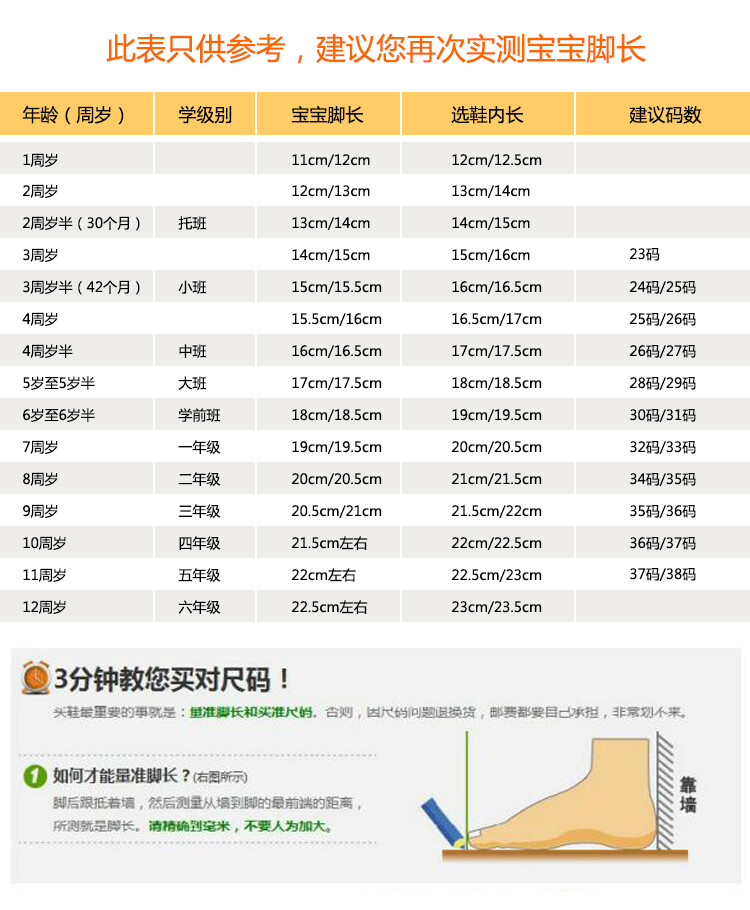 怎么量脚长来买鞋