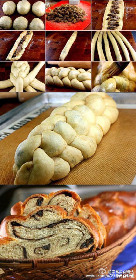 9种花式面包的卷法