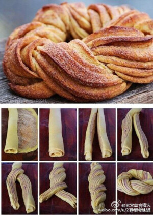 9种花式面包的卷法