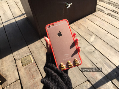 圣诞节日手机外壳iphone6苹果6splus保护套硅胶帽熊树TPU全包case