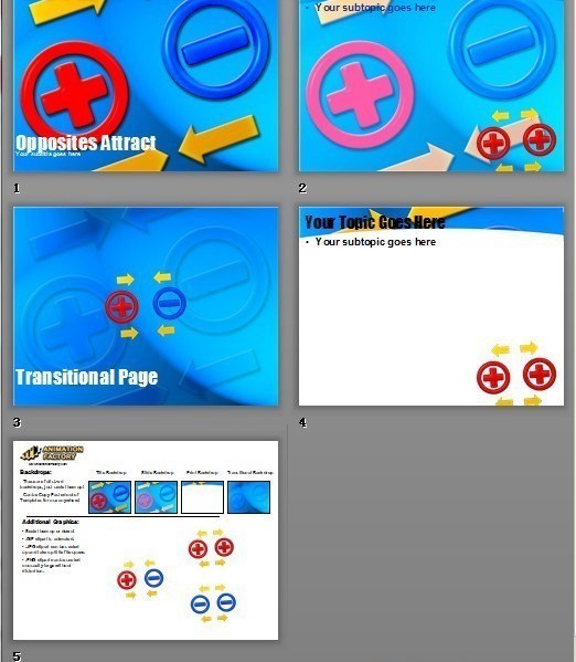 蓝底 -圆形图物理学科类PPT模板www.2ppt.cn