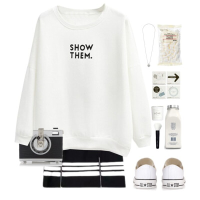 #bhalo #minimal #college #school #casualoutfit #sweaterweather dress: http://goo.gl/hQvUtW sweater: http://goo.gl/uj9ooL 'Get 30% off on casual clothes at first order'