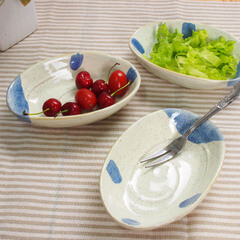 出口日本料理小菜盘凉菜碗 zakka碟子日式厨具手绘和风小碗水果盘