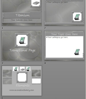 钢灰底手机图科技类PPT模板www.2ppt.cn