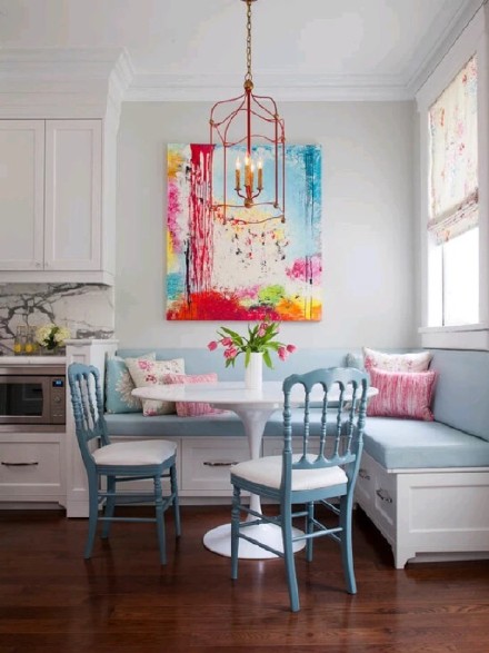 【卡座餐厅设计】小户型的特权，不浪费每一寸空间！