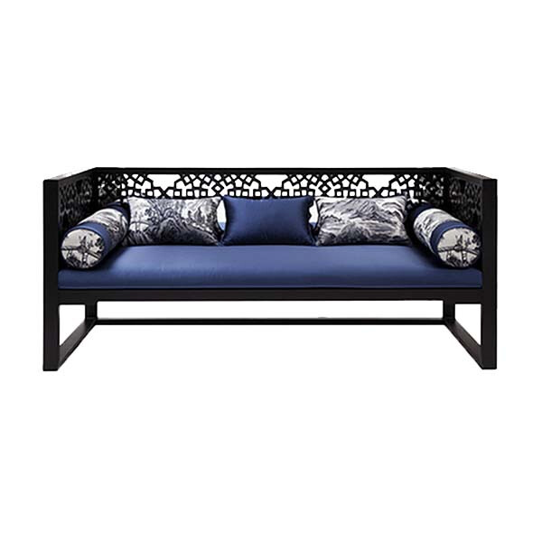 现代中式 实木 装饰沙发 新中式 布艺 卡座 罗汉床 ￥4065