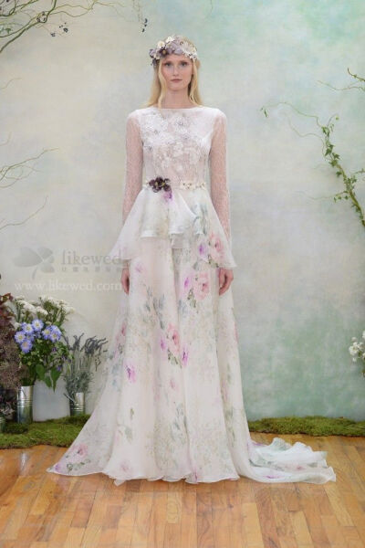 20 Floral Wedding Dresses That Will Take Your Breath Away