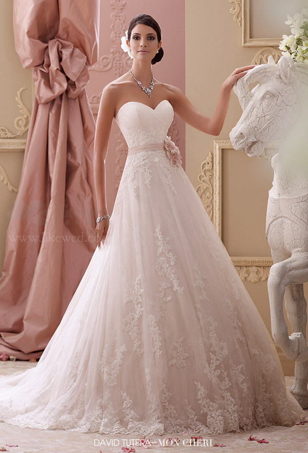 David Tutera for Mon Cheri 2015春季婚纱大片