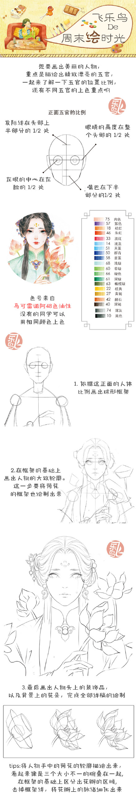 #飞乐鸟的周末绘时光#寂寞深闺，柔肠一寸愁千缕。惜春春去，几点催花雨。