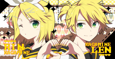 鏡音双子 v家 與二次元的你們 @午後de夏天