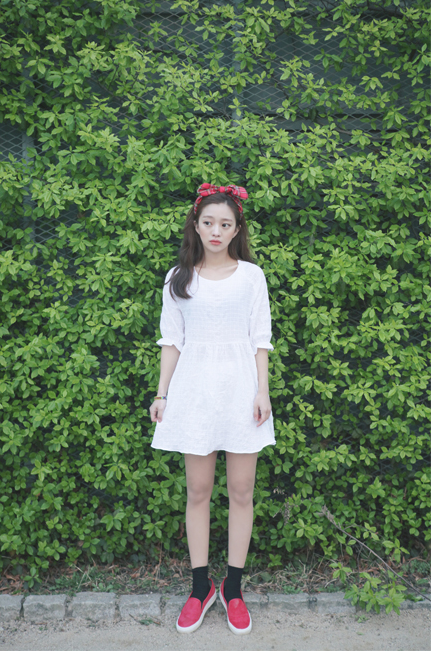  朴瑟 可爱自然卷发