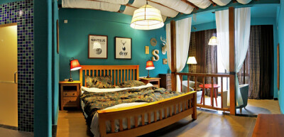 去呼呼，找有意思的房间-三亚微蓝艺术旅居仲夏夜空-这样的房间会让让人秒变“宅旅”