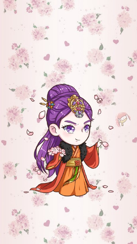 芈月传芈姝Q版人物手机壁纸 其他人物》》http://www.xiumeitu.net/chahua/807.html