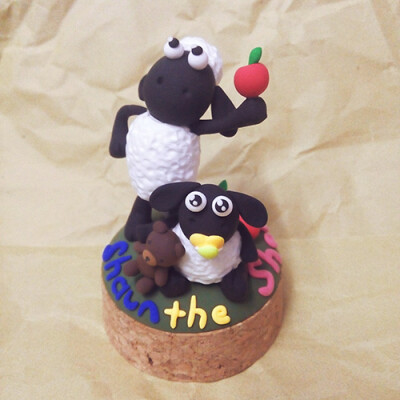 【小羊肖恩 Shaun the Sheep】粘土萌物 Q版动漫卡通手办观赏摆件