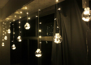LED彩灯透明圆球塑料球 节日圣诞装饰闪灯串灯 橱窗店铺灯满天星