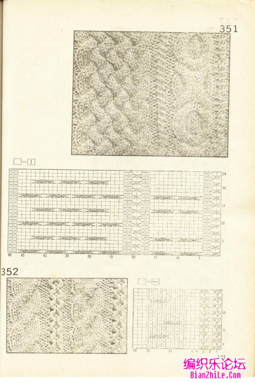 经典棒针花样图解530例（中）-编织乐论坛