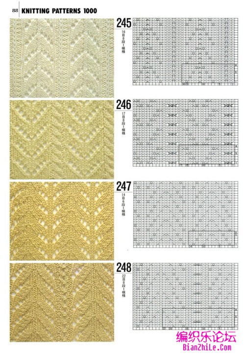 棒针编织花样1000例 (上）-编织乐论坛