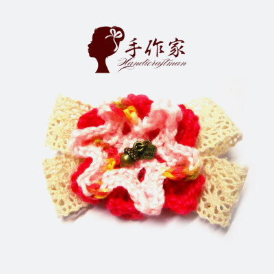 手作家原创手工发饰韩版森女日系森系花朵蕾丝蝴蝶结发夹发圈发箍 DIY手工 韩国发饰 韩国饰品 韩国头饰 发箍 发夹 边夹 发带 发圈 蝴蝶结发夹 头绳 流行饰品 流行发饰 编发发型 文艺 小清新 软萌