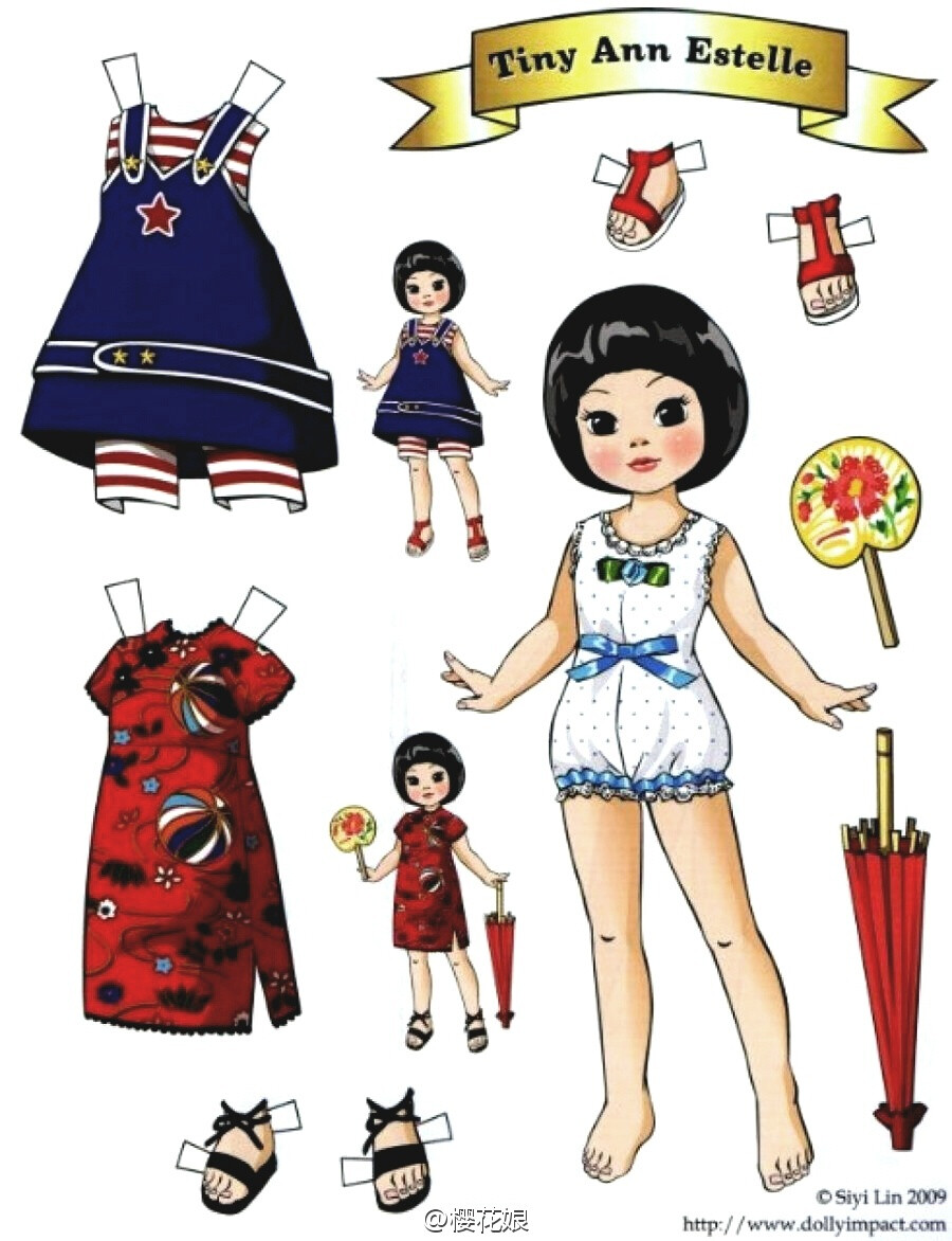 复古小裙子paper doll siyi lin 2009 - 2010