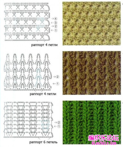 新的漂亮钩针花样图解-编织乐论坛