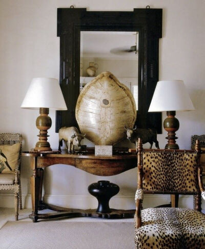 British colonial aspects in a modern room- follow us on www.birdaria.com like it love it share it click it pin it!!!