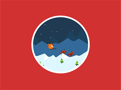 圣诞主题的欢乐gif动画