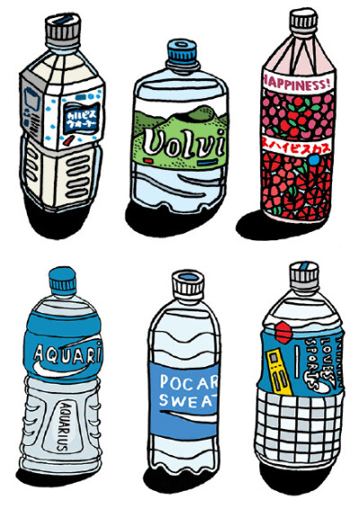 杂志之美 - 你们的日本 -英国插画师为 TOKYO ART BOOK FAIR 创作的独立印刷品。@香蕉鱼书店