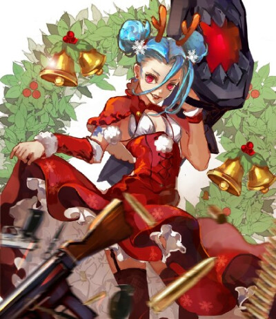 祝大家圣诞快乐~~补上金克斯和皮城女警