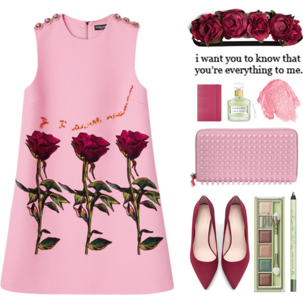 A fashion look from October 2015 featuring heels &amp;amp; pumps, pink bag and head wrap headband. Browse and shop related looks.