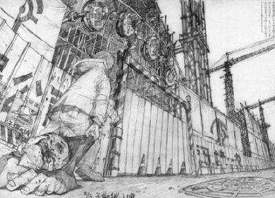 经典动画《恶童》原画手稿