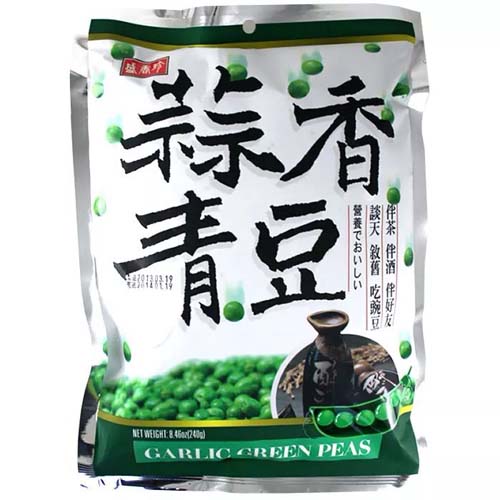 进口零食 台湾盛香珍蒜香青豆240g 经典品牌热销休闲购物满58包邮