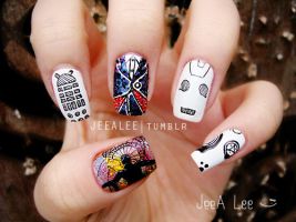 Doctor Who Nails | The Twelfth Doctor by jeealee