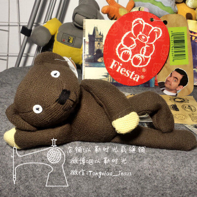 憨豆先生的泰迪熊憨豆熊Mr. Bean Teddy Bear怀旧毛绒玩具公仔