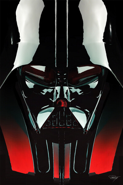 Darth Vader Illustration by Daniel Murray数字艺术插画作品欣赏