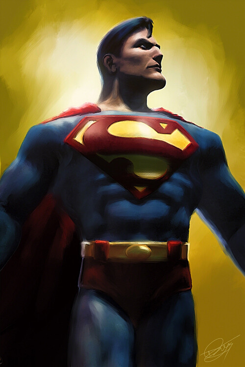 The Man of Steel Illustration by Daniel Murray数字艺术插画作品欣赏