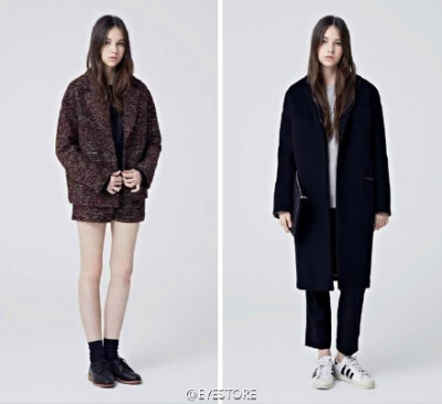 simple style . 韩国VIAPLAIN 秋冬Lookbook 粗花呢子套装