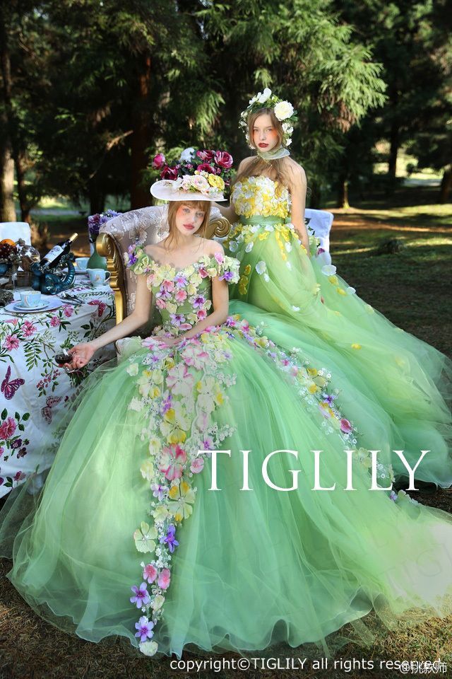 TIGLILY Spring 2016｜穿上梦幻绚丽的彩纱，犹如林中仙子，真是美die…