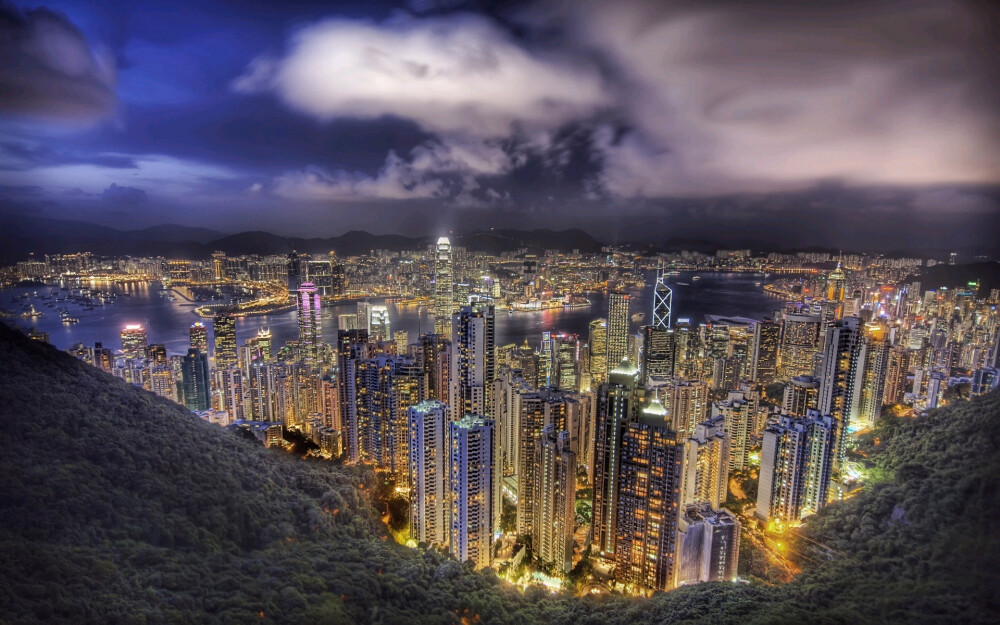 香港城市風景壁紙