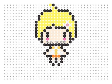 手工 perlerbeads pixelart 拼拼豆豆