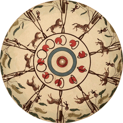 1832年，比利时的物理学家Joseph Plateau根据视觉滞留原理，发明了可以呈现动态图像的装置“Phenakistoscope（费纳奇镜）”，这是被认为动画的最早雏形。丨图片由波士顿艺术家Richard Balzer和洛杉矶的动画设计师Bra…