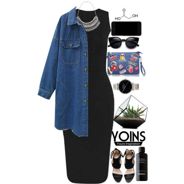 @yoinscollection @loveyoins #yoins #black #jeans #modern #luxury #casual All Yoins Items: Clutch: http://www.yoins.com/Patched-Clutch-Bag-in-Denim-p-1029152.html?currency=AUD Dress: http://www.yoins.com/Black-Hollow-Out-Sleeveless-Midi-Dress-p-1005279.html?currency=AUD Denim Duster Coat: http://www.yoins.com/Plus-Size-Word-Print-Denim-Duster-Coat-p-996435.html?currency=AUD Necklace: http://www.yoins.com/Sliver-Arrow-Design-Necklace-p-981403.html?currency=AUD